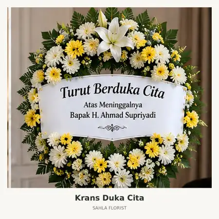 Krans Bunga Duka Sorong